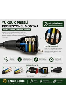 Elektrikli Araç Şarj Uzatma Kablosu,%100 Bakır 3x4 Mm², Topraklı Ev Şarj Ve Güç Uzatma Kablosu, Kalı Elektrikli Araç Şarj Uzatma Kablosu,%100 Bakır 3x4 Mm², Topraklı Ev Şarj Ve Güç Uzatma Kablosu, Kalı