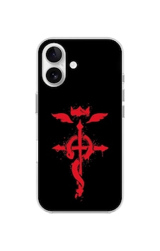 Apple Uyumlu iPhone 16 Şeffaf Kılıf Fullmetal Alchemist Tasarımlı 2 Apple Uyumlu iPhone 16 Şeffaf Kılıf Fullmetal Alchemist Tasarımlı 2