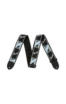 Fender Monogrammed Siyah/gri/mavi Gitar Askısı Fender Monogrammed Siyah/gri/mavi Gitar Askısı