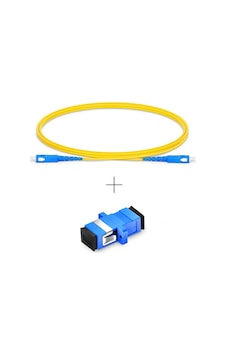 Fiber Internet Kablo Uzatma Paketi 10 Metre Sc-pc Sc-pc Patchcord Ve Konnektör Fiber Internet Kablo Uzatma Paketi 10 Metre Sc-pc Sc-pc Patchcord Ve Konnektör