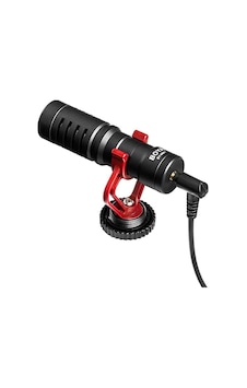 Boya By-mm1 Pilsiz Kamera Üstü Çift Mikrofon, Apple iPhone Uyumlu, Android, Dslr Kamera Uyumlu Sku: Zeus8690010089748