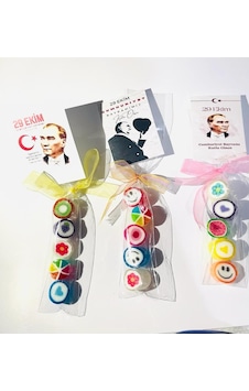 Atatürk Temalı 29 Ekim Kutlama Hediye Akide Şekeri 50 Adet Atatürk Temalı 29 Ekim Kutlama Hediye Akide Şekeri 50 Adet