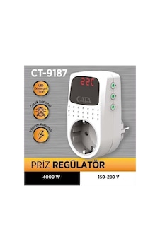 Ct-9187 Akım Korumalı Priz Regülatör 2 Adet Ct-9187 Akım Korumalı Priz Regülatör 2 Adet