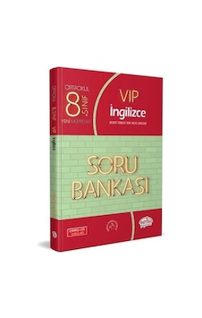 8. Sınıf İngilizce Soru Bankası VİP - Editör YayınEVİ
