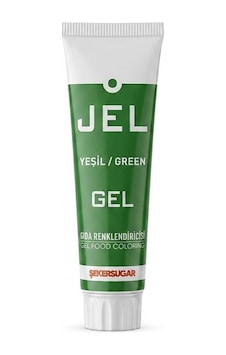 Şeker & Sugar Yeşil Jel Gıda Boyası Renklendiricisi 100 G