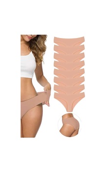 Hubrendy Tedarik 8 Adet Kadın Dikişsiz Lazer Kesim Esnek İz Yapmayan Külot Ten L-xl Hubrendy Tedarik 8 Adet Kadın Dikişsiz Lazer Kesim Esnek İz Yapmayan Külot Ten L-xl