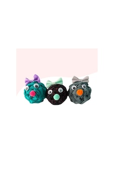 3lü Çıngıraklı Örme Kedi Oyuncağı 9cm Yeşil-siyah-gri 3lü Çıngıraklı Örme Kedi Oyuncağı 9cm Yeşil-siyah-gri