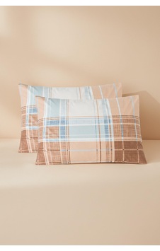 Mix & Match Milo %100 Pamuk 2 Li Yastık Kılıfı Seti 50x70cm Mavi Mix & Match Milo %100 Pamuk 2 Li Yastık Kılıfı Seti 50x70cm Mavi