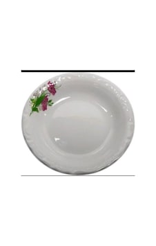Porland Porselen Lal 12'li Çukur Yemek Tabak 17 Cm Porland Porselen Lal 12'li Çukur Yemek Tabak 17 Cm