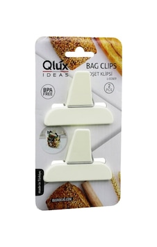 Qlux L-00509 Mandallı Poşet Klipsi - 2 Parça- 50'li Paket Diğer Qlux L-00509 Mandallı Poşet Klipsi - 2 Parça- 50'li Paket Diğer