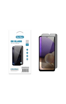 Galaxy A55 Uyumlu Go Des Og Glass Privacy Antistatik Temperli Cam Ekran Koruyucu Siyah