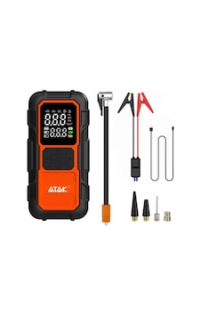 Atak Akülü Hava Kompresörü+akü Takviye+powerbank