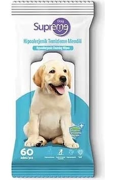 Supreme Pet Hipoalerjenik Islak Mendil 3 x 60 Adet