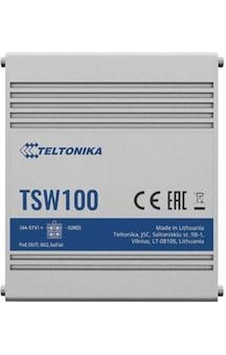 Teltonika TE-TSW100 5 Port Gigabit 4 PoE 1 Uplink Yönetilemez Switch Teltonika TE-TSW100 5 Port Gigabit 4 PoE 1 Uplink Yönetilemez Switch