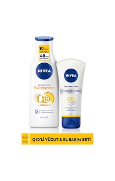 Nivea Q10 Sıkılaştırıcı Vücut Losyonu 250 ML + El Kremi 75 ML Nivea Q10 Sıkılaştırıcı Vücut Losyonu 250 ML + El Kremi 75 ML