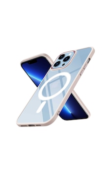 Apple Uyumlu iPhone 13 Pro Max Kılıf Wireless Şarj Özellikli Krom Magsafe Silikon Kapak Apple Uyumlu iPhone 13 Pro Max Kılıf Wireless Şarj Özellikli Krom Magsafe Silikon Kapak