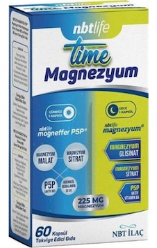 Nbt Life Time Magnezyum 60 Kapsül Nbt Life Time Magnezyum 60 Kapsül