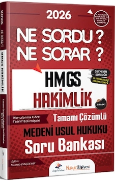 Dizgi Kitap 2026 Hukuk Atölyesi Hmgs Hakimlik Medeni Usul Hukuku Ne Sordu Ne Sorar Soru Bankası