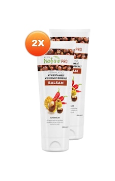 Nature Pro At Kestanesi Ve Kırmızı Biberli Balsam 250 Ml. Ikili Set Nature Pro At Kestanesi Ve Kırmızı Biberli Balsam 250 Ml. Ikili Set