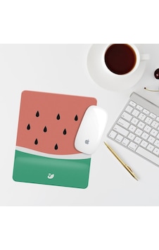 Karpuz Çizimli Bilek Destekli Dikdörtgen Mouse Pad Mouse Altlık Mousepad Karpuz Çizimli Bilek Destekli Dikdörtgen Mouse Pad Mouse Altlık Mousepad