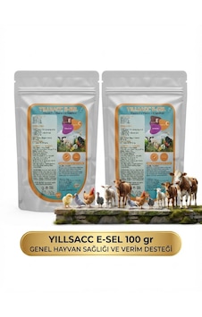 Yılsac E-sel Kuş Ve Kanatlılar İçin Vitamin Takviyesi E + C + Selenyum 100 Gr X 2 Adet Yılsac E-sel Kuş Ve Kanatlılar İçin Vitamin Takviyesi E + C + Selenyum 100 Gr X 2 Adet