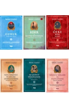 Imam-ı Gazali Iki Şehvet Dizginlemek-nefs Terbiyesi 6'lı Set Imam-ı Gazali Iki Şehvet Dizginlemek-nefs Terbiyesi 6'lı Set