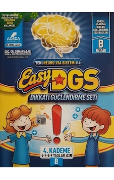 Easy Dikkati Güçlendirme Seti 6-9 Yaş B-2.Kademe - Osman Abalı - Adeda Easy Dikkati Güçlendirme Seti 6-9 Yaş B-2.Kademe - Osman Abalı - Adeda