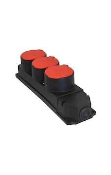 Tplast Kauçuk Üçlü Priz 3x25A Tplast Kauçuk Üçlü Priz 3x25A