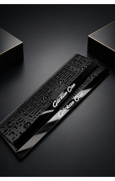3d Lüx Standartlara Uygun Kişiye Özel Parlak Piano Black Plakalık 2 Adet