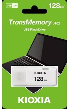 Kioxia 128GB U202 Beyaz Usb 2.0 Flash Bellek Kioxia 128GB U202 Beyaz Usb 2.0 Flash Bellek