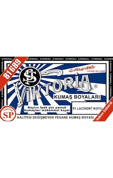 Viktoria Kumaş Boyası Koyu Lacivert N11.1388 Viktoria Kumaş Boyası Koyu Lacivert N11.1388