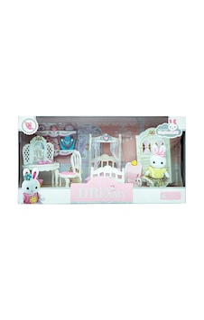 Mega By6616 Dreamy Mini Tavşan Büyük Yatak Odası Oyun Seti Mega By6616 Dreamy Mini Tavşan Büyük Yatak Odası Oyun Seti
