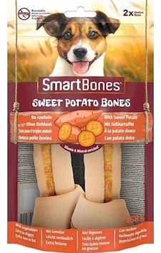 Smartbones Smart Bones Tatlı Patatesli Medium Kemik Köpek Ödülü 2li Smartbones Smart Bones Tatlı Patatesli Medium Kemik Köpek Ödülü 2li
