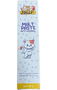 Jolly Malt Paste Kedi Tüy Yumağı Önlemeyi Destekleyen Malt Macun 100 G