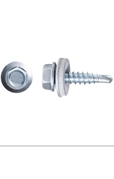 Trapez Vida 4.8x19 Pullu Çatı Vidası 500 Adet Matkap Uçlu Dın7504k 4,8 x 19 MM Trapez Vida 4.8x19 Pullu Çatı Vidası 500 Adet Matkap Uçlu Dın7504k 4,8 x 19 MM