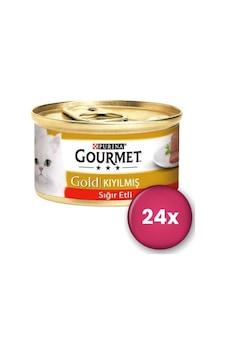 Gourmet Gold Kıyılmış Sığır Etli Yetişkin Kedi Konservesi 24 X 85 Gr Gourmet Gold Kıyılmış Sığır Etli Yetişkin Kedi Konservesi 24 X 85 Gr