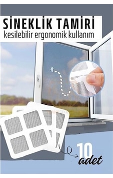 Sineklik Tamir Bandı 10 Adet 10 X 10 Cm 721138