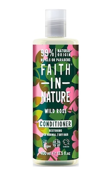 Faith in Nature %99 Doğal Yabani Gül Onarıcı Normal & Kuruya Dönük Saçlar İçin Saç Bakım Kremi 400 ML