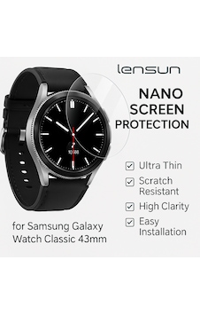 Lensun Şeffaf Nano Ekran Koruma Samsung Galaxy Uyumlu Watch Classic 43 Lensun Şeffaf Nano Ekran Koruma Samsung Galaxy Uyumlu Watch Classic 43
