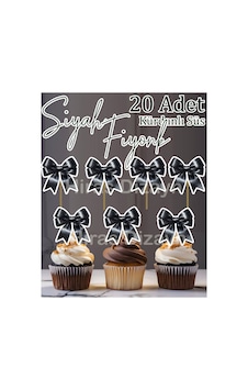 20 Adet Siyah Fiyonklar Kürdanlı Süs Seti Cupcake Pasta Kurabiye Kokteyl Sunum Süsleri Kokteyl Kürdan Söz Nişan Doğum Günü Kokteyl Davet Ve Sunum Pasta Süsü Süsleme Kalın Kağıt 20 Adet Siyah Fiyonklar Kürdanlı Süs Seti Cupcake Pasta Kurabiye Kokteyl Sunum Süsleri Kokteyl Kürdan Söz Nişan Doğum Günü Kokteyl Davet Ve Sunum Pasta Süsü Süsleme Kalın Kağıt