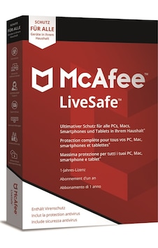 Mcafee Livesafe Sınırsız Cihaz 1 Yıl Güncel Sürüm Mcafee Livesafe Sınırsız Cihaz 1 Yıl Güncel Sürüm