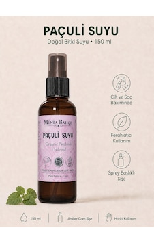 Minia Bahçe Saf ve Katkısız Paçuli Hidrosolü Paçuli Suyu 150 ML Minia Bahçe Saf ve Katkısız Paçuli Hidrosolü Paçuli Suyu 150 ML