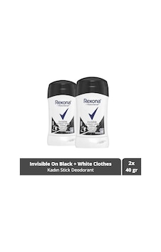 Rexona Invisible Black+White Kadın Stick Deodorant 2 x 40 ML Rexona Invisible Black+White Kadın Stick Deodorant 2 x 40 ML