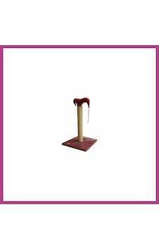 Gees Global İnce Kedi Tırmalama Tahtası 50 Cm Bordo Gbzs