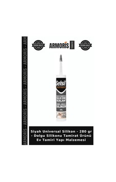 Siyah Universal Silikon - 280 Gr - Dolgu Silikonu Tamirat Ürünü Ev Tamiri Yapı Malzemesi Siyah Universal Silikon - 280 Gr - Dolgu Silikonu Tamirat Ürünü Ev Tamiri Yapı Malzemesi