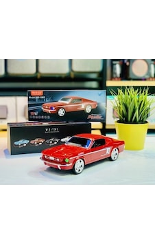 Wster WS-1967BT Ford Mustang GT 1967 Model Araba 10 W FM Radyo Bluetooth Hoparlör Wster WS-1967BT Ford Mustang GT 1967 Model Araba 10 W FM Radyo Bluetooth Hoparlör