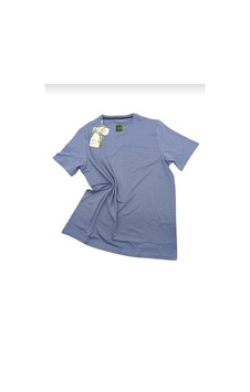 Jiber 334 Erkek Bamboo Yuvarlak Yaka Kısa Kol T-shirt 1 Adet Mavi