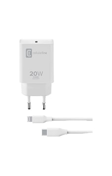 Cellularlıne 20W Şarj Kiti Kablo ve Şarj Adaptörü Cellularlıne 20W Şarj Kiti Kablo ve Şarj Adaptörü
