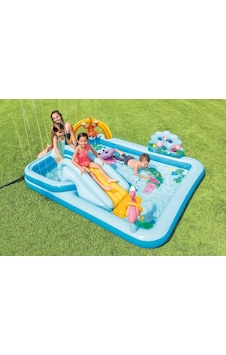 Intex 57161 Vahşi Hayat Oyun Havuzu 244x198cm Çok Renkli Intex 57161 Vahşi Hayat Oyun Havuzu 244x198cm Çok Renkli