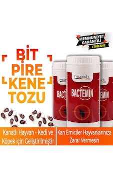 Bactemi̇n Akarsid Doğal Kanatlı Bit Kene Parazit Tozu 500 Gr